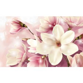 Virágok  poszter, fotótapéta, Vlies (104 x 70,5 cm)