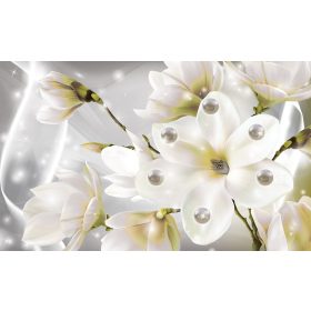 Virágok  poszter, fotótapéta, Vlies (104 x 70,5 cm)