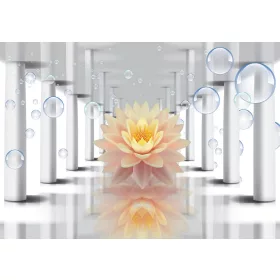 Virág minta  poszter, fotótapéta, Vlies (104 x 70,5 cm)