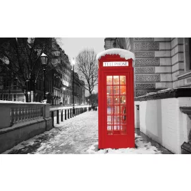 Telefonfülke  poszter, fotótapéta, Vlies (104 x 70,5 cm)