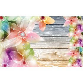 Virágok  poszter, fotótapéta, Vlies (104 x 70,5 cm)