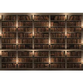 Könyvespolc  poszter, fotótapéta, Vlies (104 x 70,5 cm)