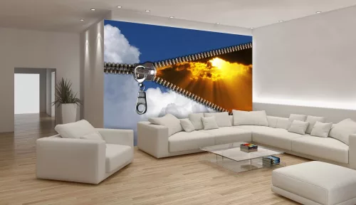 Cipzár-felhő poszter, fotótapéta, Vlies (104 x 70,5 cm)