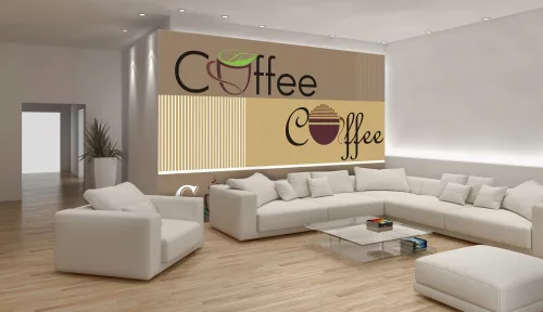 Kávé poszter, fotótapéta, Vlies (104 x 70,5 cm)