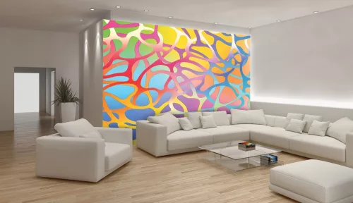 Absztrakt  poszter, fotótapéta, Vlies (104 x 70,5 cm)