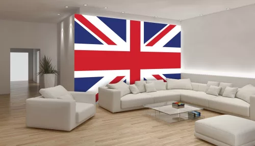 Zászló poszter, fotótapéta, Vlies (104 x 70,5 cm)