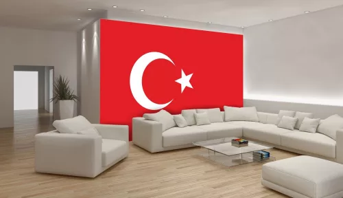 Zászló poszter, fotótapéta, Vlies (104 x 70,5 cm)