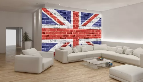 Zászló poszter, fotótapéta, Vlies (104 x 70,5 cm)