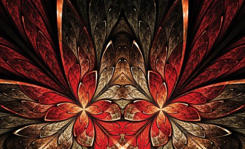 Abstrakt poszter, fotótapéta Vlies (208 x 146 cm)