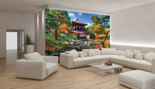Japán kert poszter, fotótapéta Vlies (368 x 254 cm)