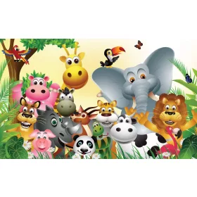 Állatok  poszter, fotótapéta, Vlies (104 x 70,5 cm)