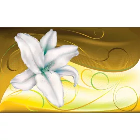 Liliom poszter, fotótapéta, Vlies (104 x 70,5 cm)