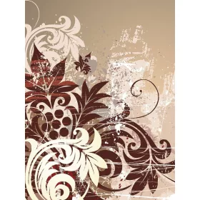 Ornament poszter, fotótapéta, Vlies  (184x254 cm, álló)