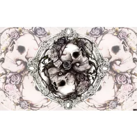 Koponyák poszter, fotótapéta, Vlies (104 x 70,5 cm)