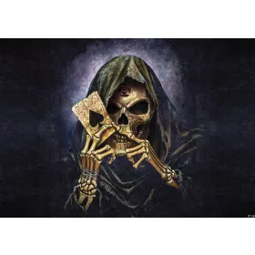 Kaszás poszter, fotótapéta, Vlies (104 x 70,5 cm)