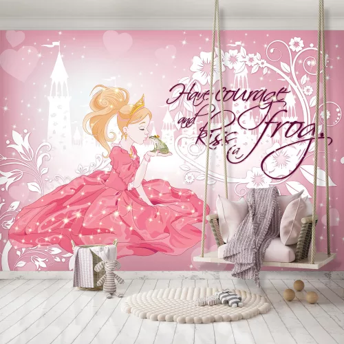 Királylány és a béka poszter, fotótapéta, Vlies (104 x 70,5 cm)