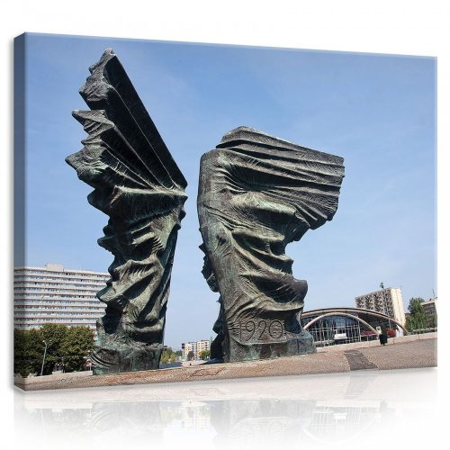 Vászonkép, Katowice, A sziléziai felkelők emlékműve, 60x40 cm méretben