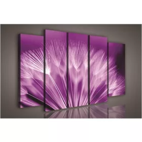Vászonkép, 5 darabos Pitypang 150x100 cm méretben