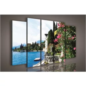   Vászonkép, 5 darabos Mediterrán sziget 150x100 cm méretben