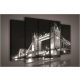 Vászonkép, 5 darabos Town Bridge 150x100 cm méretben