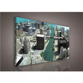 Vászonkép, Chicago, 100x75 cm méretben