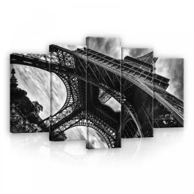   Vászonkép 5 darabos, Eiffel torony alulról 100x60 cm méretben