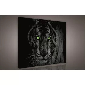 Tigris, 3 darabos vászonkép, 90x80 cm méretben