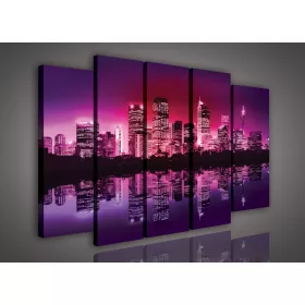 Vászonkép, 5 darabos New York 150x100 cm méretben
