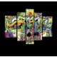Vászonkép, 5 darabos, Graffiti 170x100 cm méretben