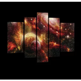 Vászonkép, 5 darabos, Univerzum 170x100 cm méretben