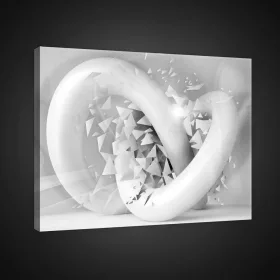 Vászonkép, 3D alakzat, 100x75 cm méretben