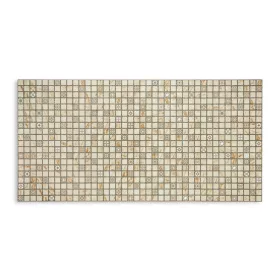   3D PVC falpanel Kis mozaik mintás , barna,drapp,rózsdabarna színnel.