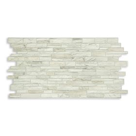 3D PVC falpanel Keskeny palakő mintás