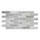 3D PVC falpanel Szürke tégla mintás