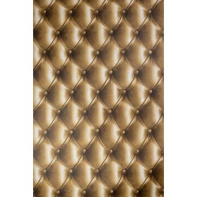3D hatású húzott barna bőr mintás tapéta (F62817)