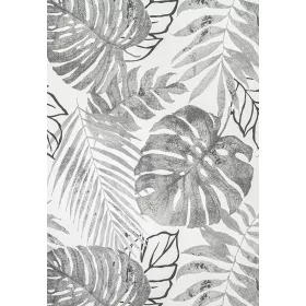 Grafit nagy levél  mintás tapéta (GT3303)