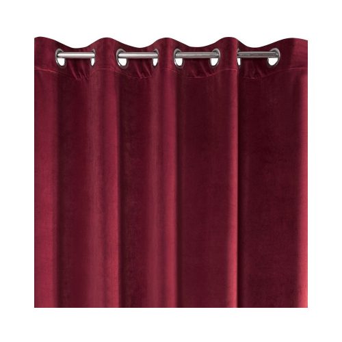 Villa bársony sötétítő függöny Bordó 140x250 cm