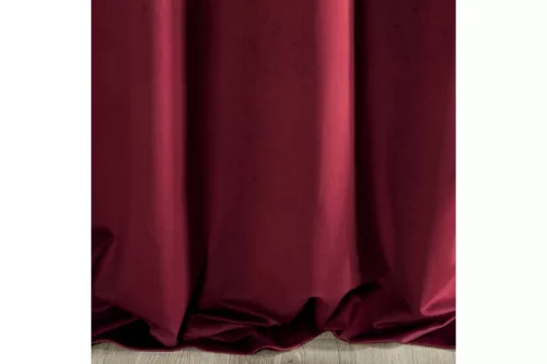 Ria bársony sötétítő függöny Bordó 140x270 cm