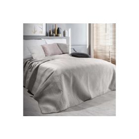 Sofia bársony ágytakaró Bézs 170x210 cm