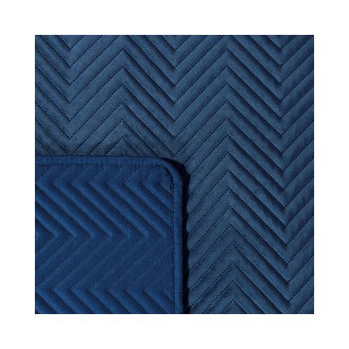 Sofia bársony ágytakaró Gránátkék 200x220 cm