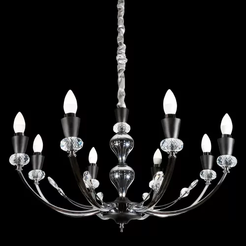 Melba csillár K5 kirstállyal Fekete 71x120 cm