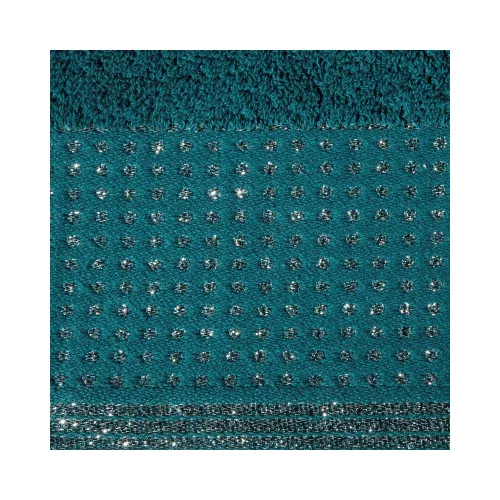 Luna lurex törölköző Türkiz 30x50 cm