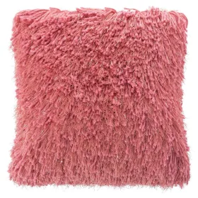 Celia bozontos párnahuzat Korall 40x40 cm