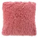 Celia bozontos párnahuzat Korall 40x40 cm