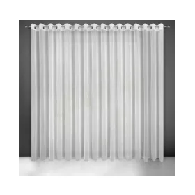   Esel fényes mikrohálós fényáteresztő függöny Fehér 350x250 cm