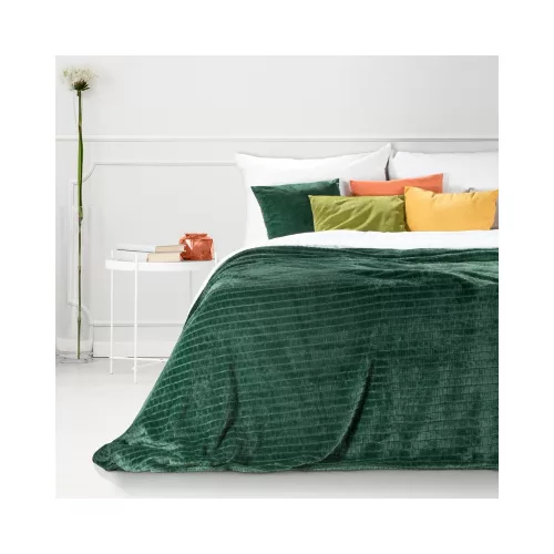 Cindy2 plüss takaró Sötétzöld 200x220 cm