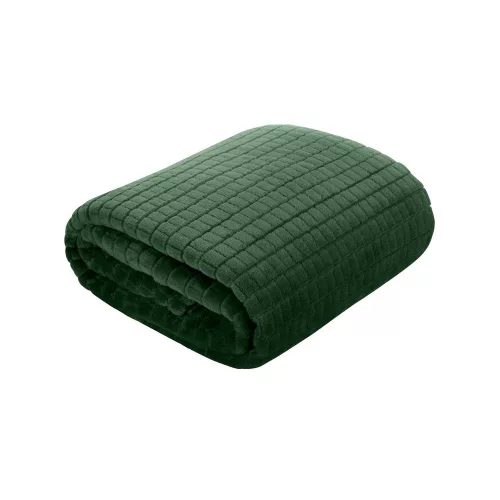 Cindy2 plüss takaró Sötétzöld 200x220 cm