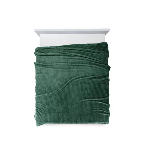 Cindy2 plüss takaró Sötétzöld 200x220 cm