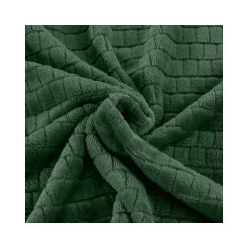 Cindy2 plüss takaró Sötétzöld 200x220 cm