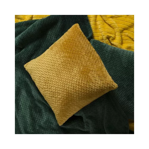 Cindy2 plüss takaró Sötétzöld 200x220 cm